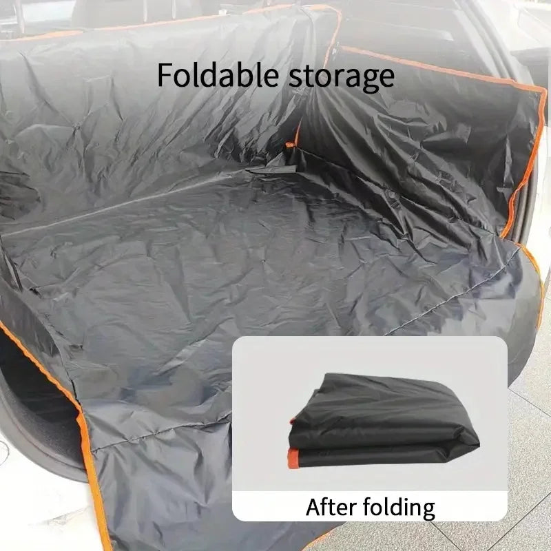 Pet Car Trunk Mat Durable Scratch Resistant Easy-Clean Interior Protection