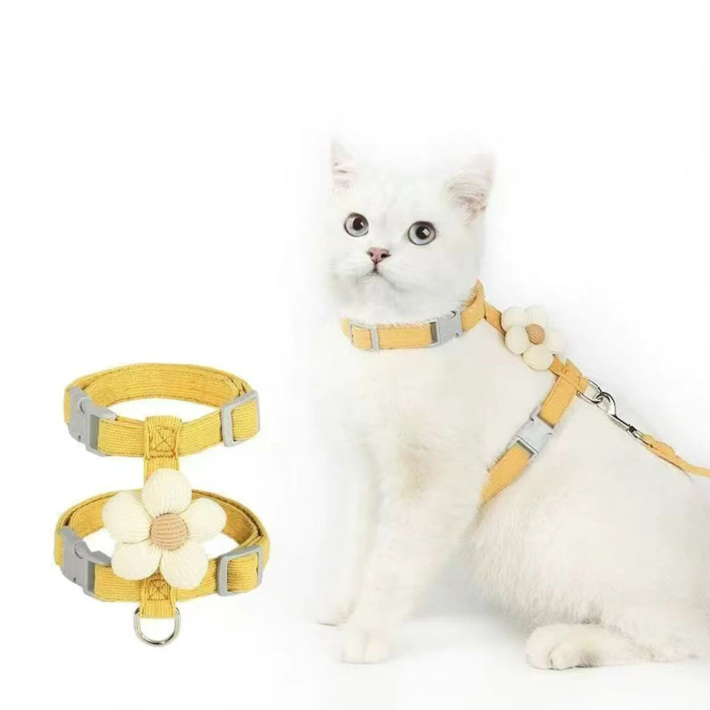 Cat Harness and Leash Sets Adjustable