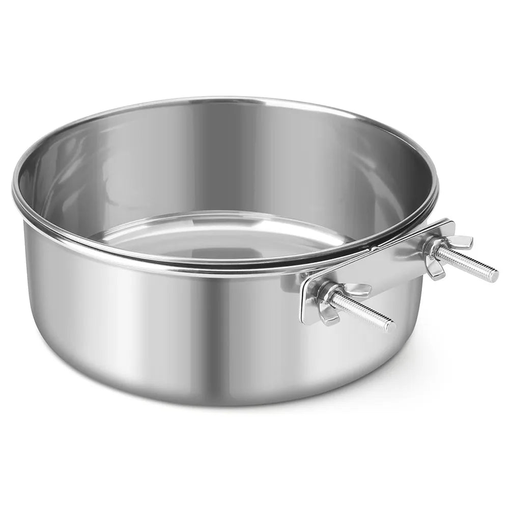Wall Screw Stainless Steel Pet Bowl Hanging