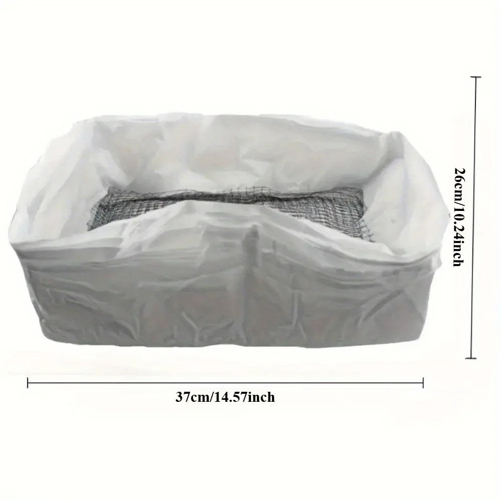 10pcs Washable Cat Litter Filter Liners