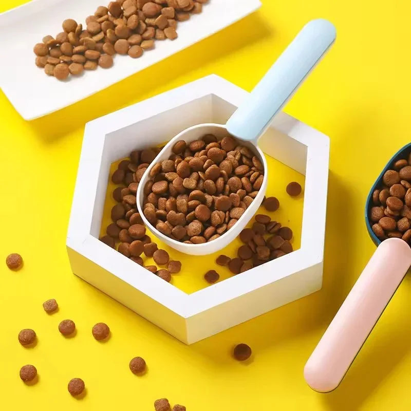 Pet Food Scoop With Food Bag Clip Multi-Purpose