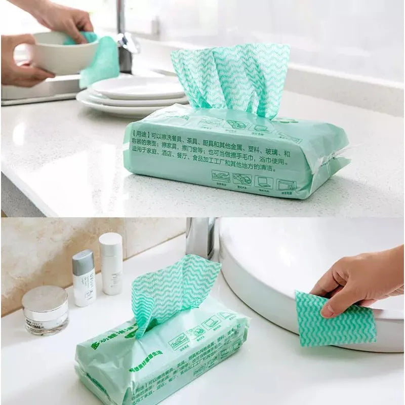 80pcs Disposable Cleaning Cloths